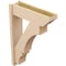 Ekena Millwork 8-in W x 28-in D x 40-in H Balboa Slat Rough Cedar Woodgrain TimberThane Outlooker, Primed Tan OUTUR080X28X40BOA24RCPR - alternate 4